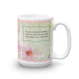 Pink Flower Mug with verse