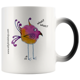 Silly Bird Glossy Magic Mug - What-What?