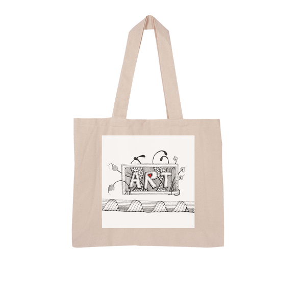 Art Large Organic Tote Bag