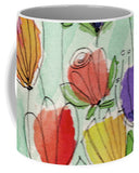 Doodle Flowers  - Mug