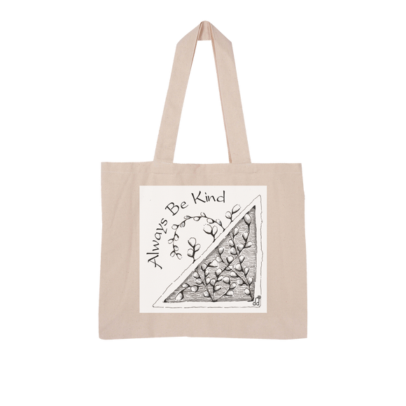 Be Kind Large Organic Tote Bag