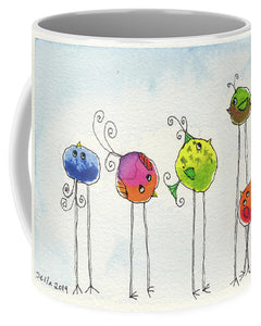 Five Silly Birds - Mug