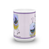 Silly Bird Mug - Fuzzy Wuzzys (lavender)