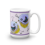 Silly Bird Mug - Fuzzy Wuzzys (lavender)