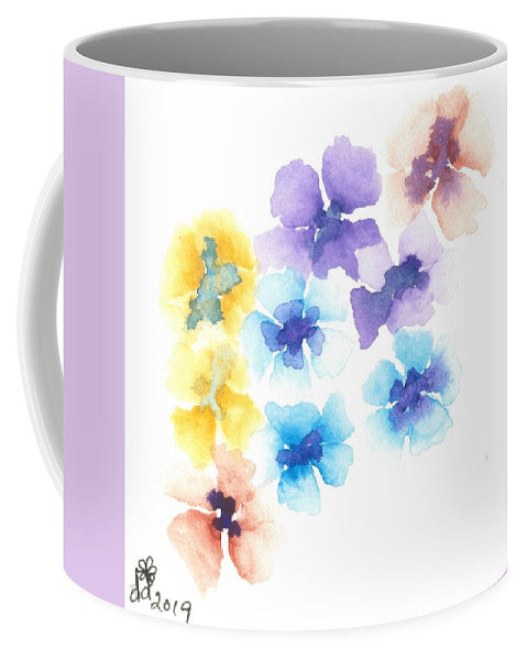 Multi Colored Flowers  - Mug