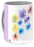 Multi Colored Flowers  - Mug