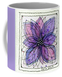 Pink And Purple Flower - Mug