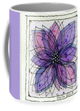 Pink And Purple Flower - Mug