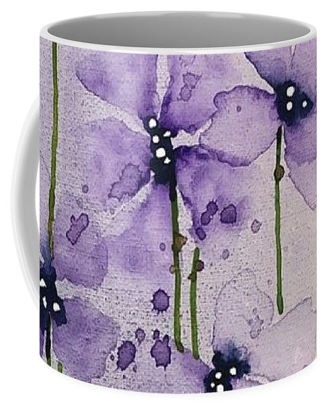 Purple Flowers - Mug