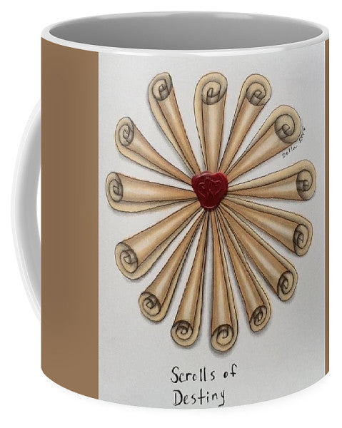 Scrolls Of Destiny  - Mug